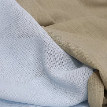 Linen Keten Bebe Mavi-Çuval Kumaş